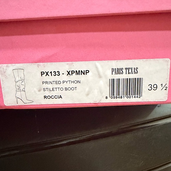 *NEW NEVER WORN* Paris Texas python boot. Knee high - Picture 5 of 5